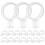 5Stk Windschutz Kleiderbügel Clips Aus Robustem Kunststoff Transparent 6