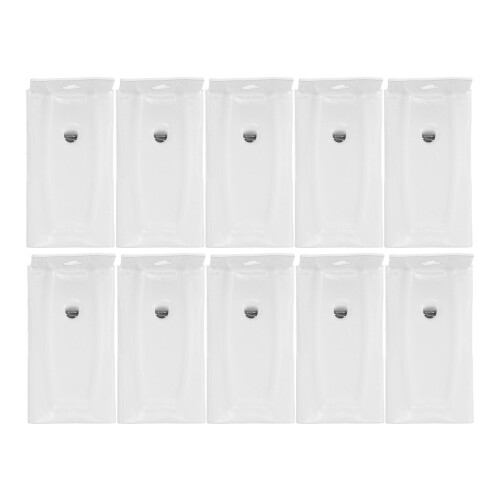60Pcs White Iron Curtain Brackets for Home DIY Ceiling and Wall Mount 1