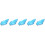 5 Pcs Decorative Tray Fruit Snack Plate Serving Dishes For Parties 11