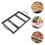 2Stk Barbecue Rack Salzplattenhalter Camping Grill 10