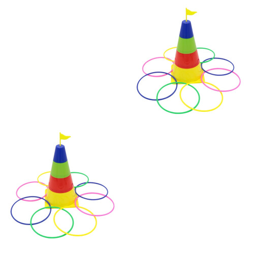 2Sets Ringwerp ABS Kleurrijk Educatief Speelgoed 2