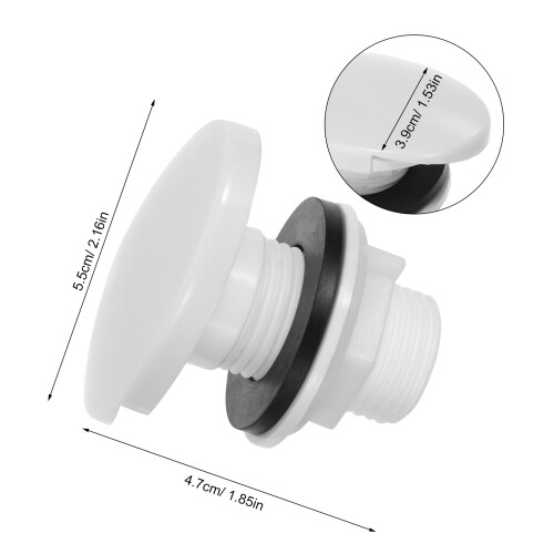 White Urinal Fixture Nozzle Replacement for Home Bathroom Sprayer 2