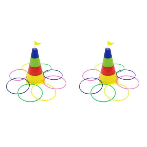 2Sets Ringwerp ABS Kleurrijk Educatief Speelgoed 1