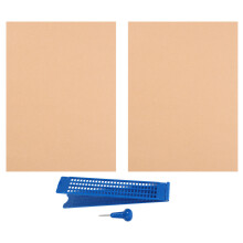 2Sets Kunststoff Braille Schreibplatte Und Stiftset Für Blinde