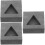 3pcs Graphite Casting Mold For Melting Silver Triangle Shape Graphite Mold For Diy Casting For Metal Ingot 6