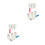 2Sets Clear Self-Adhesive Shrink Wrap Roll for Packaging and Moving 3