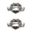 2Pcs Hard Hat Suspension Replacement Adjustable Grey Liner 7