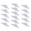 48Pcs Silver Home Closet Track Pulleys Smooth Sliding Door Rollers 1