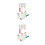 2Sets Clear Self-Adhesive Shrink Wrap Roll for Packaging and Moving 5