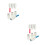 2Sets Clear Self-Adhesive Shrink Wrap Roll for Packaging and Moving 6