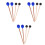 3Sets Assorted Percussion Mallets Ideal for Marimba and Xylophone 3