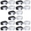 20Pcs Durable Buckle Straps for Luggage Backpack Adjustable Multicolor 10