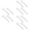 12Pcs Iron Scaffold Adapter Part Silver Durable Scaffold Fixing Supply 6