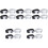 20Pcs Durable Buckle Straps for Luggage Backpack Adjustable Multicolor 5
