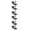 6Pcs Car Charger Socket Splitter Alloy Wire-Free Quick USB Outlet 6