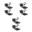 6Pcs Car Charger Socket Splitter Alloy Wire-Free Quick USB Outlet 5