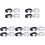 20Pcs Durable Buckle Straps for Luggage Backpack Adjustable Multicolor 4