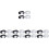 20Pcs Durable Buckle Straps for Luggage Backpack Adjustable Multicolor 7