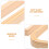 2pcs Shaped Ruler Double Scale Plastic Measuring Ruler For Drafting And Design Layout 8