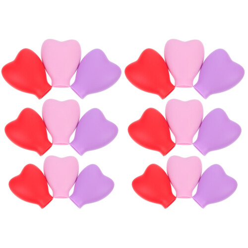 18Pcs Practical Silicone Makeup Brush Covers Assorted Color Protector 1