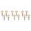 12 Pcs String Earth Tones White Set 5