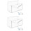 2Sets Clear Acrylic Mail Holder Desktop Organizer Letter Sorter Rack 7