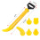 1Pc Multifunctional Yellow Cement Laying Caulking Rod 5-Purpose Tool 2
