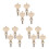 12 Pcs String Earth Tones White Set 4