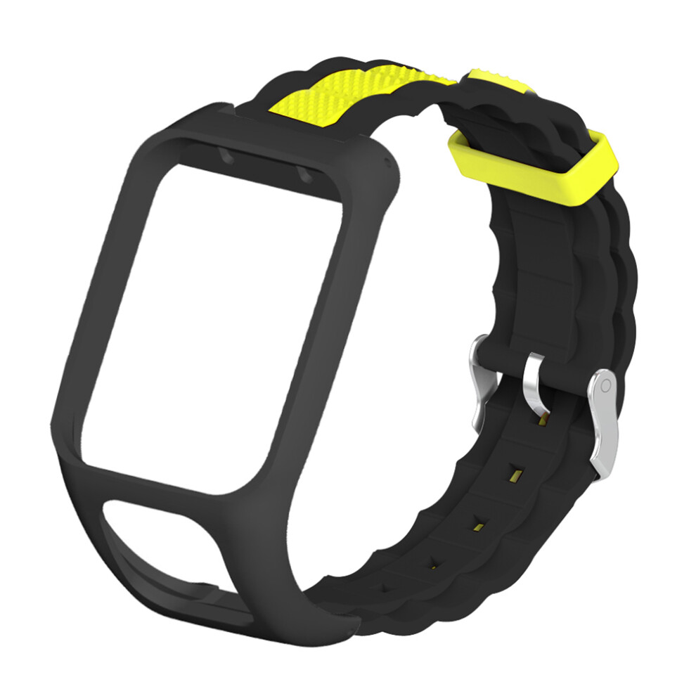 2Pcs Wrist Watchband Comfortable Replacement Strap For Watches Black 3631253778230