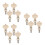 12 Pcs String Earth Tones White Set 8