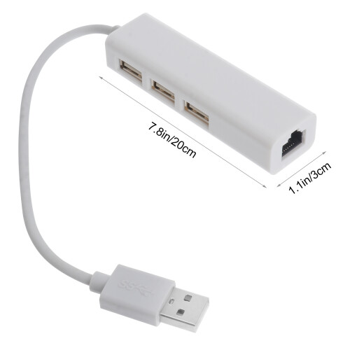 1Stk Netzwerk Kabel Hub USB -C Dockingstation Robust Portabel 1