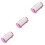 3Pièces Accessoires Ongles Rose Kit Facile À Utiliser 5