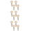 12 Pcs String Earth Tones White Set 3