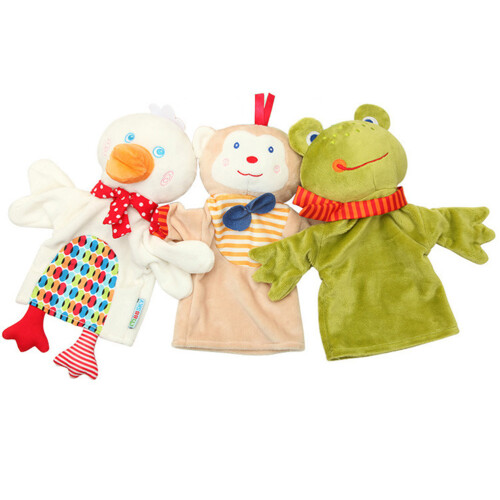 Comfortabele Kinderspeelpop Multi Dieren Glove Voor 1
