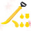 1Pc Multifunctional Yellow Cement Laying Caulking Rod 5-Purpose Tool 5