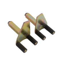 Motorcycle Stand with Swing Arm Spool Hooks for Front and Rear Wheel Lift, Heavy Duty Rustproof Steel