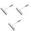 3pcs Household Windows Window Cleaner Glass Tool 3