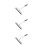 3pcs Household Windows Window Cleaner Glass Tool 7