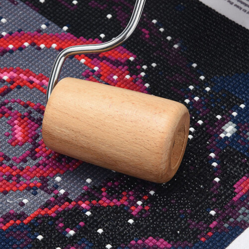 Press Drill Rod Wooden Rolling Tool Rhinestone Roller For Tool Diy Craft Home Use 1
