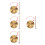 4Sets Multifunctionele Percussie Instrumenten Set Goud Kinder 9