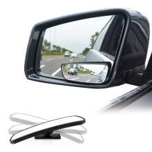 Blind Spot Mirror for Cars 360 Adjustable Wide Angle Convex Rear View Stick On 2 Pack