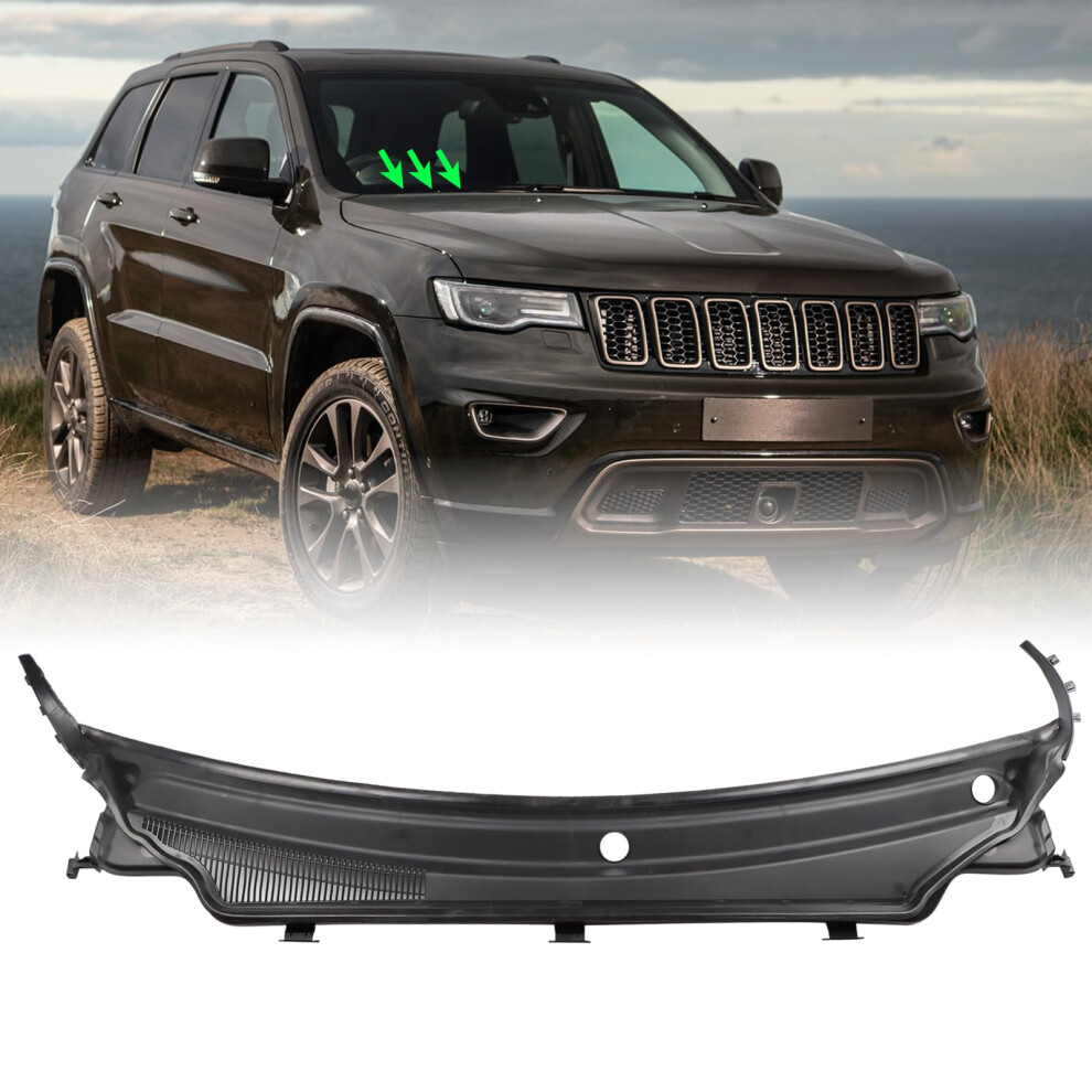 Windshield Wiper Cowl Grille For 20112015 Jeep Grand Cherokee Durable Pp Oem Fit Replacement 9070919789670