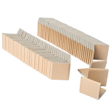 Cardboard Corner Protectors 100 Pack for Pallet  and Furniture with Edge Reinforcement Design