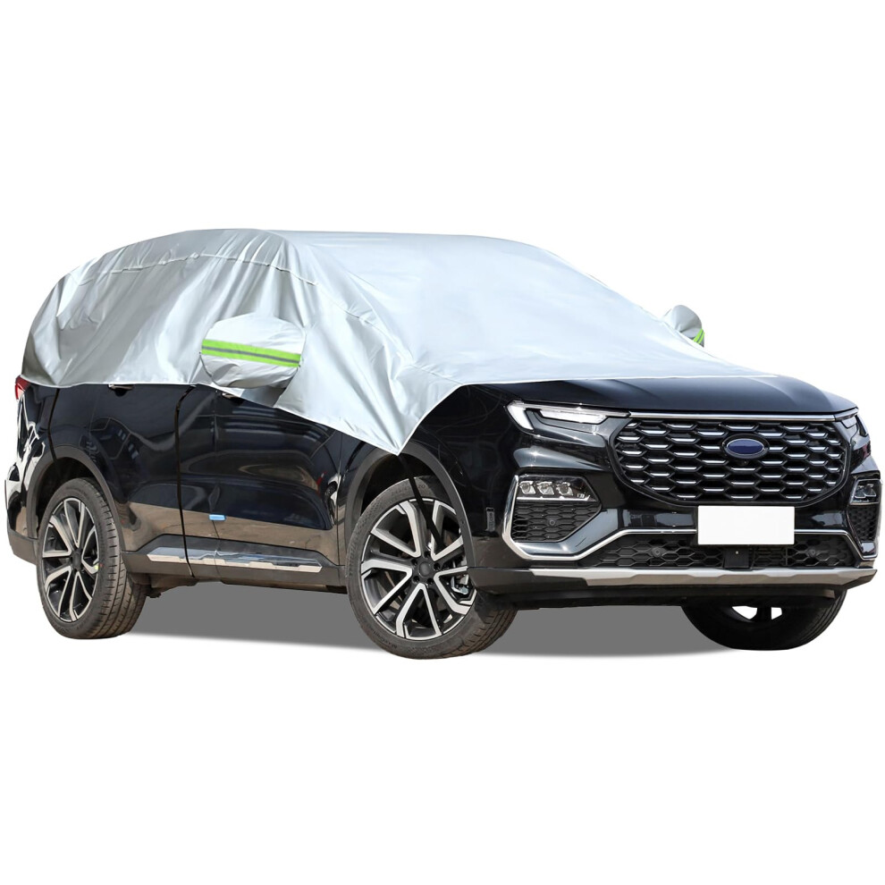 Car Windshield Snow Cover For Suv, Waterproof Oxford Fabric, Full Coverage Winter Car Cover With Storage Bag 9113335600454