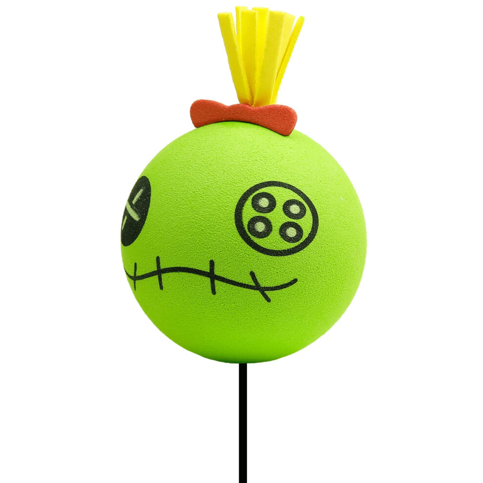 Zombie Car Antenna Topper Foam Ball With Cool Zombie Face For Cars Trucks And Suvs Green 9070919790317