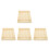4St Keukenbestek PP Beige Opslag Organizer 9
