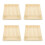4St Keukenbestek PP Beige Opslag Organizer 6