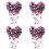4Pcs Plastic Star Glitter Confetti Party Scatter for Table Decor 7