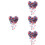 4Pcs Plastic Star Glitter Confetti Party Scatter for Table Decor 8