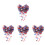4Pcs Plastic Star Glitter Confetti Party Scatter for Table Decor 4